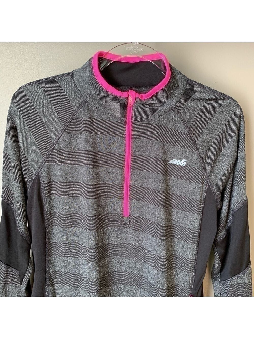Avia Gray and Pink Athletic Jersey